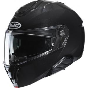 HJC i91 Solid metallic black flip-up motoristična čelada