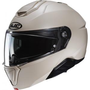 HJC i91 Solid beige flip-up motoristična čelada