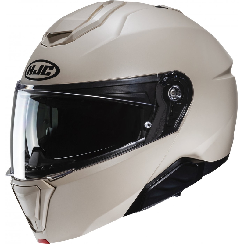 Motoristična čelada na preklop HJC i91 Solid beige