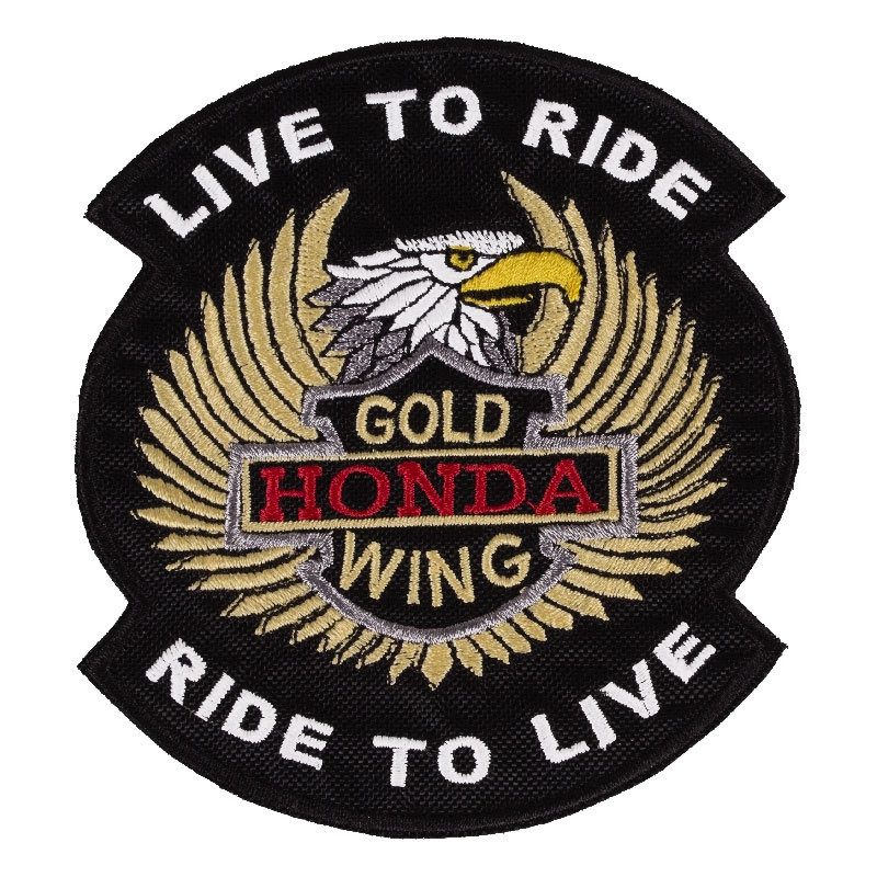 Patch Live to Ride Gold Wing - manjši