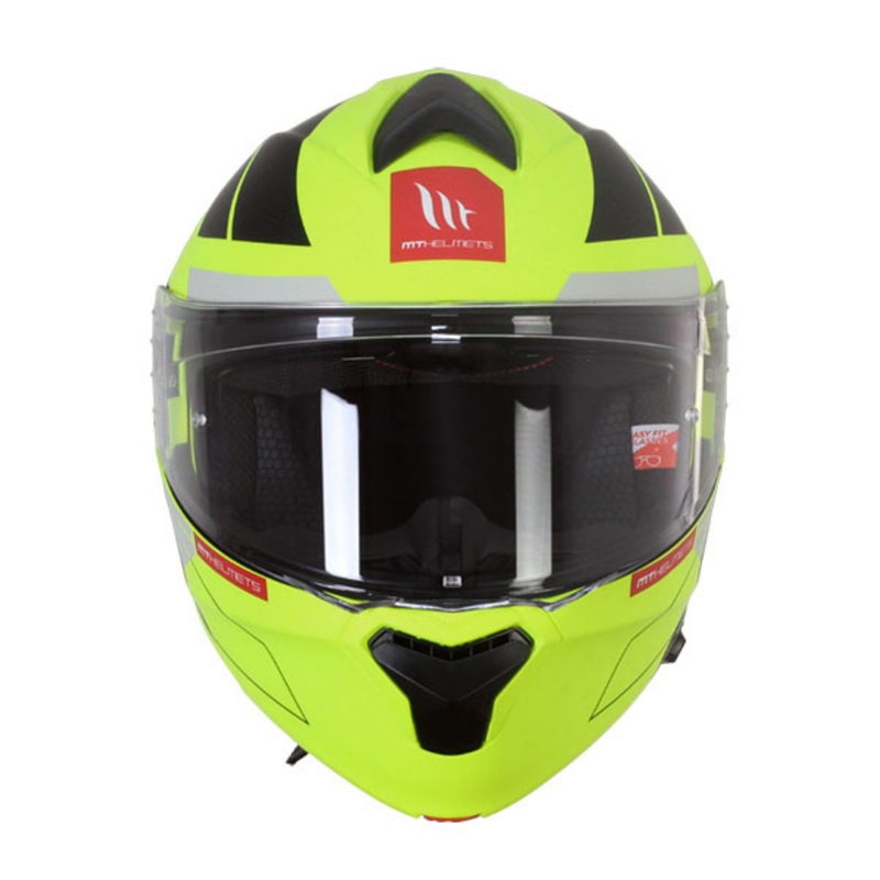 MT Genesis SV Talo C3 fluo rumeno-siva mat prevračalna motoristična čelada