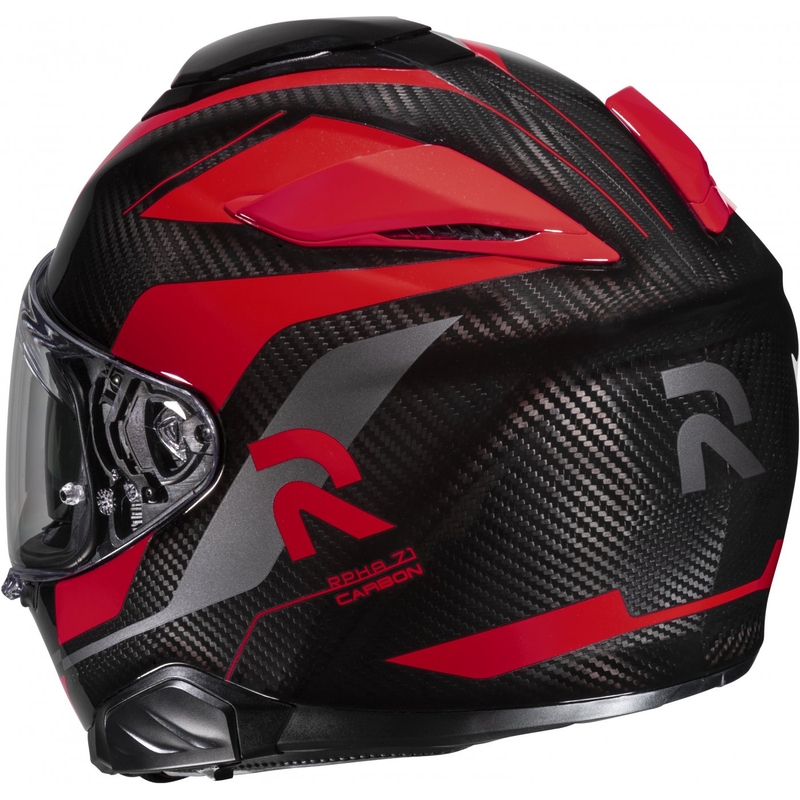 HJC RPHA 71 Carbon Hamil MC1 Black-Red Integral Motoristična čelada