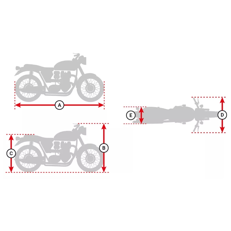 Oxford Aquatex Camo Motorcycle Tarpaulin