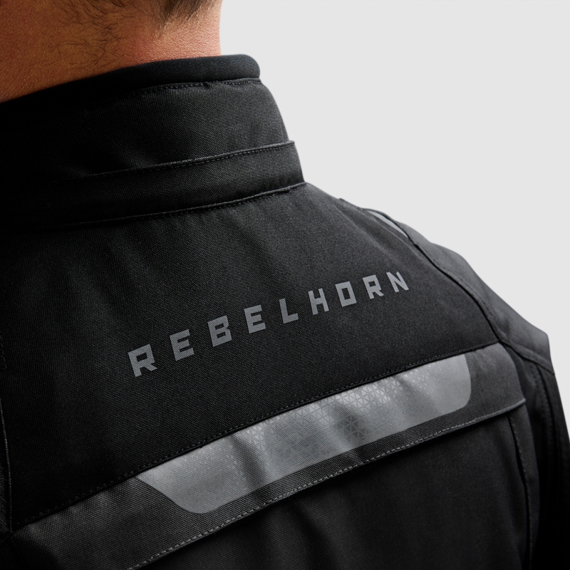 Črna motoristična jakna Rebelhorn Cubby V