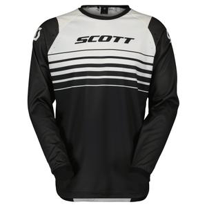 Motokros majica Scott EVO SWAP črno-bela