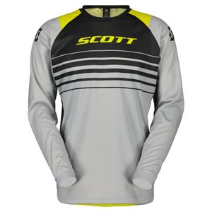 Motokros majica Scott EVO SWAP sivo-rumena