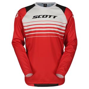 Motokros majica Scott EVO SWAP rdeče-črna