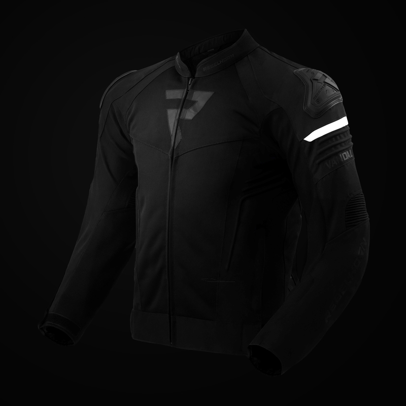 Rebelhorn Vandal Mesh Black motoristična jakna