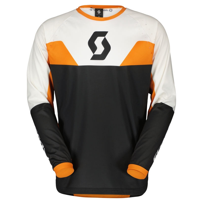 Motokros dres Scott EVO TRACK črno-oranžen