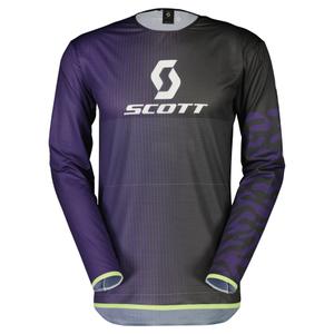 Motokros majica Scott PODIUM PRO vijolična in mint