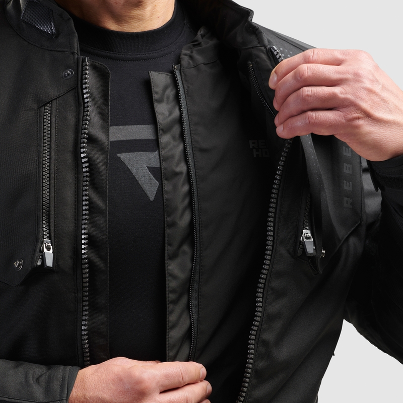 Motoristična jakna Rebelhorn Hiker IV črna