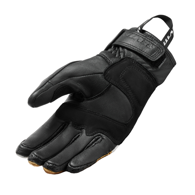 Ženske rokavice Revit Redhill Black and Yellow Motorcycle Gloves