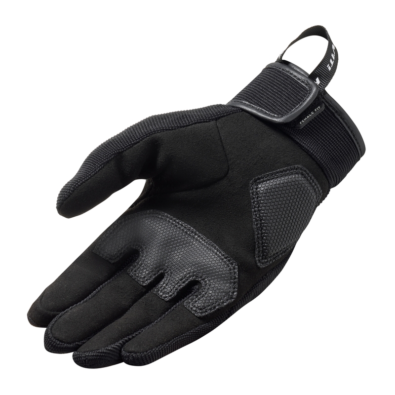 Ženske rokavice Revit Access Black and White Motorcycle Gloves