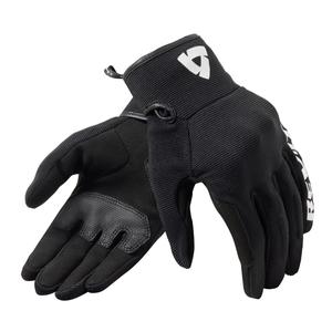 Ženske rokavice Revit Access Black and White Motorcycle Gloves