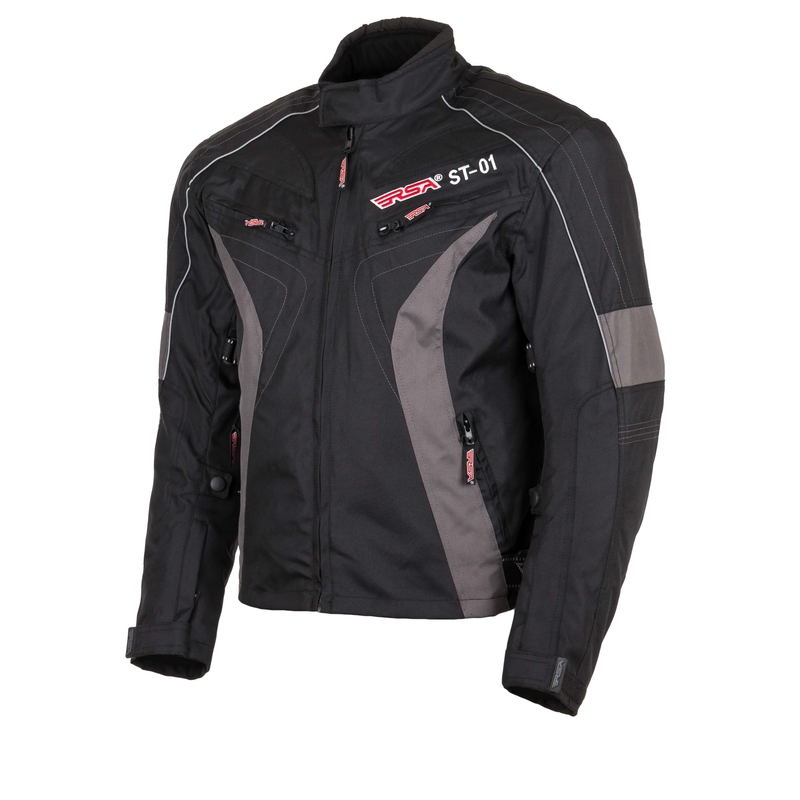 Motoristična jakna RSA ST-01 black-grey razprodaja