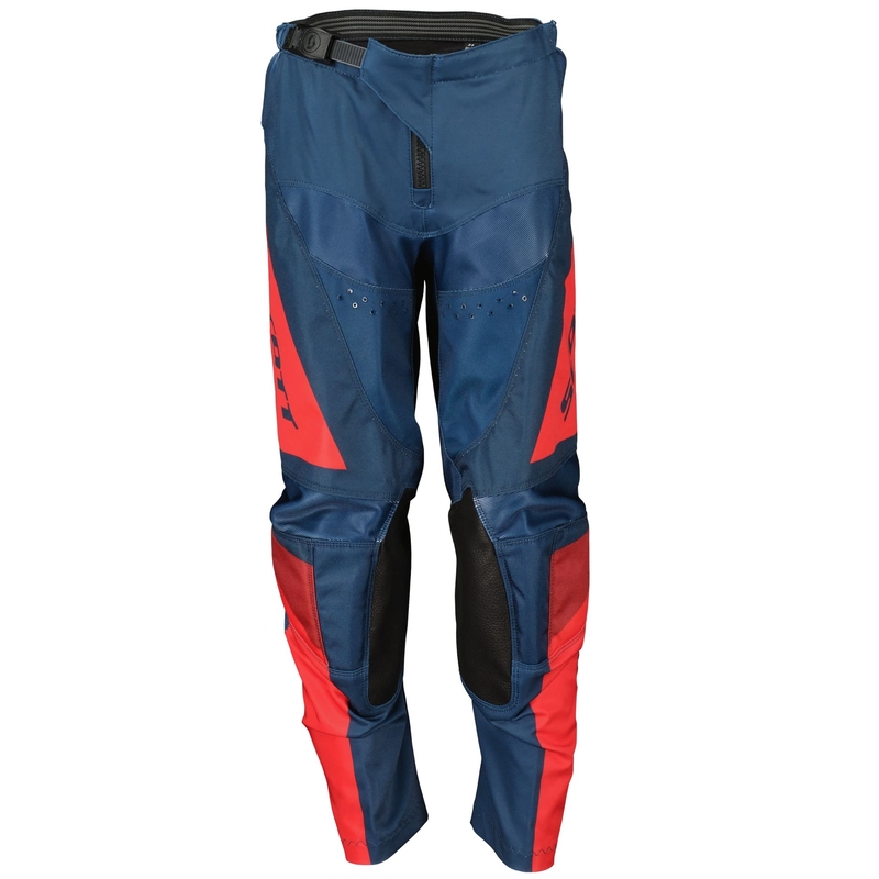 Otroške motokros hlače Scott EVO TRACK modro-neonsko rdeče