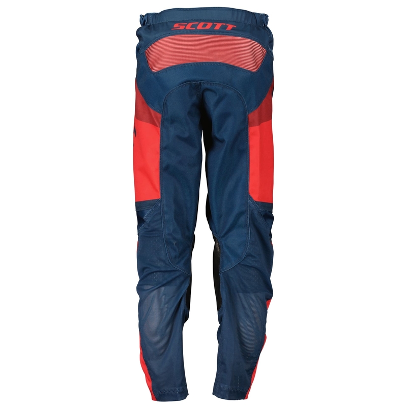 Otroške motokros hlače Scott EVO TRACK modro-neonsko rdeče