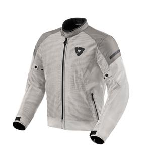 Motoristična jakna Revit Torque 2 H2O silver-grey