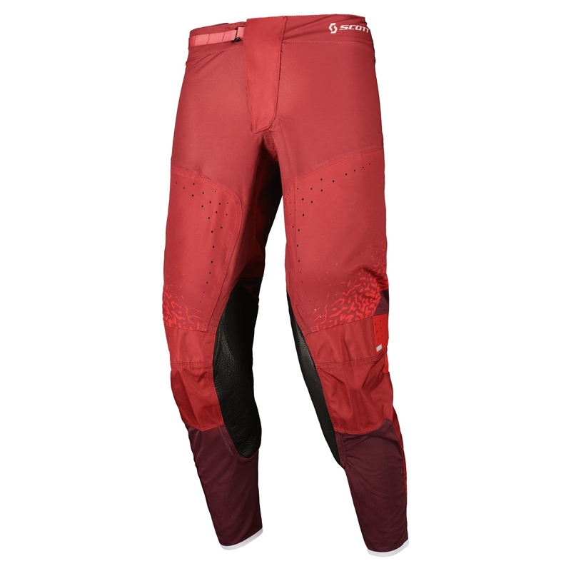 Scott PODIUM PRO Motokros hlače rdeče-sive