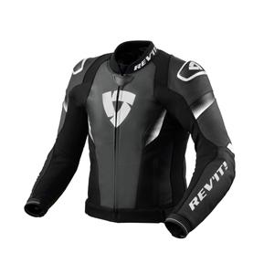 Revit Control črno-bela usnjena motoristična jakna