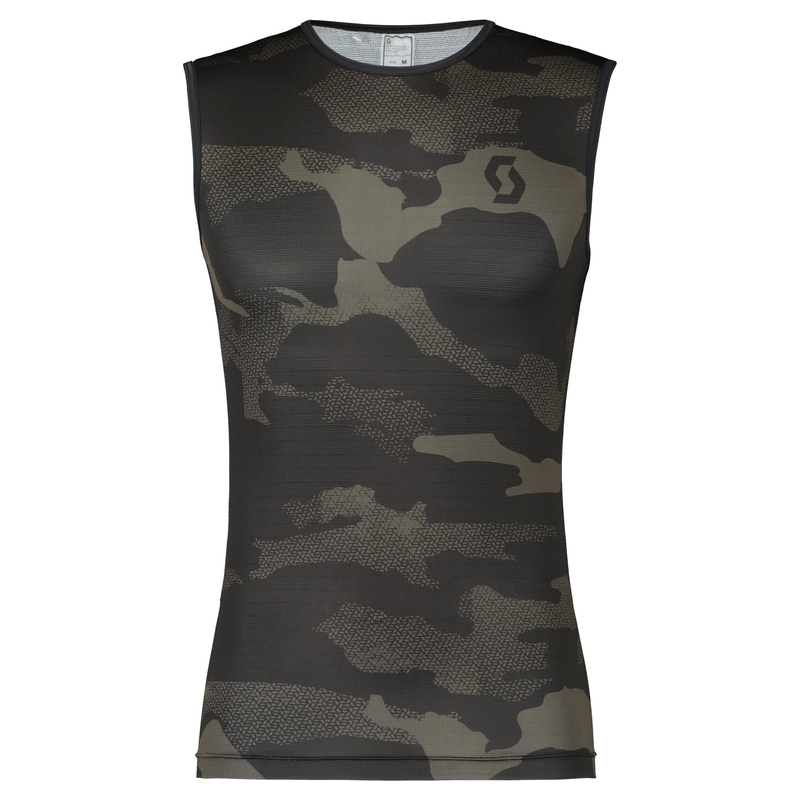 Top Termalna majica Scott UNDERWEAR CARBON črno-siva
