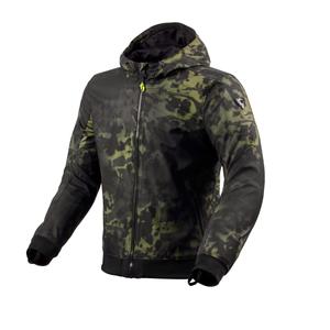 Softshell jakna Revit Saros WB črno-temno zelena