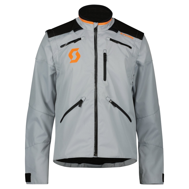 Scott X-PLORE motoristična jakna sivo-oranžna