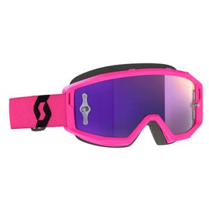 Motokros očala Scott PRIMAL CHROME roza-črna-vijolična