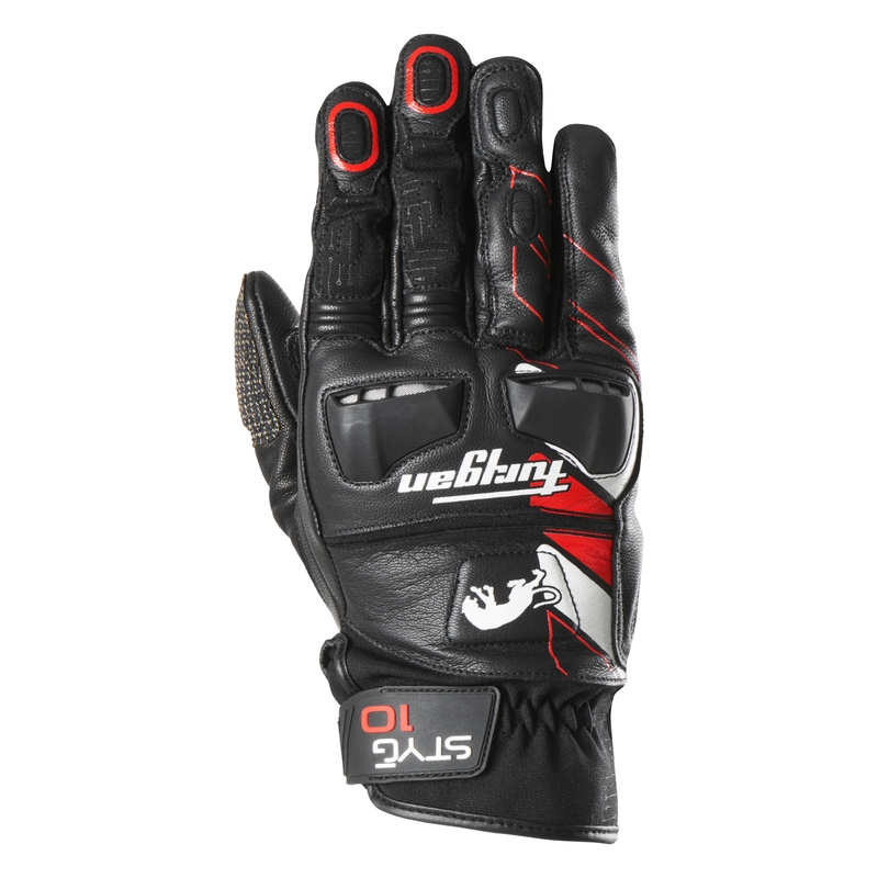 Motoristične rokavice Furygan STYG 10 black-white-red