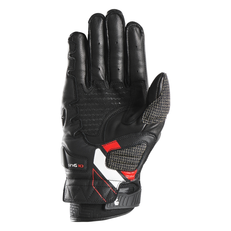 Motoristične rokavice Furygan STYG 10 black-white-red