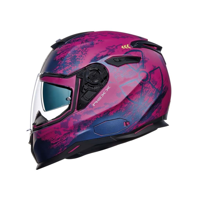 Motoristična čelada Nexx SX 100 Toxic pink mat razprodaja
