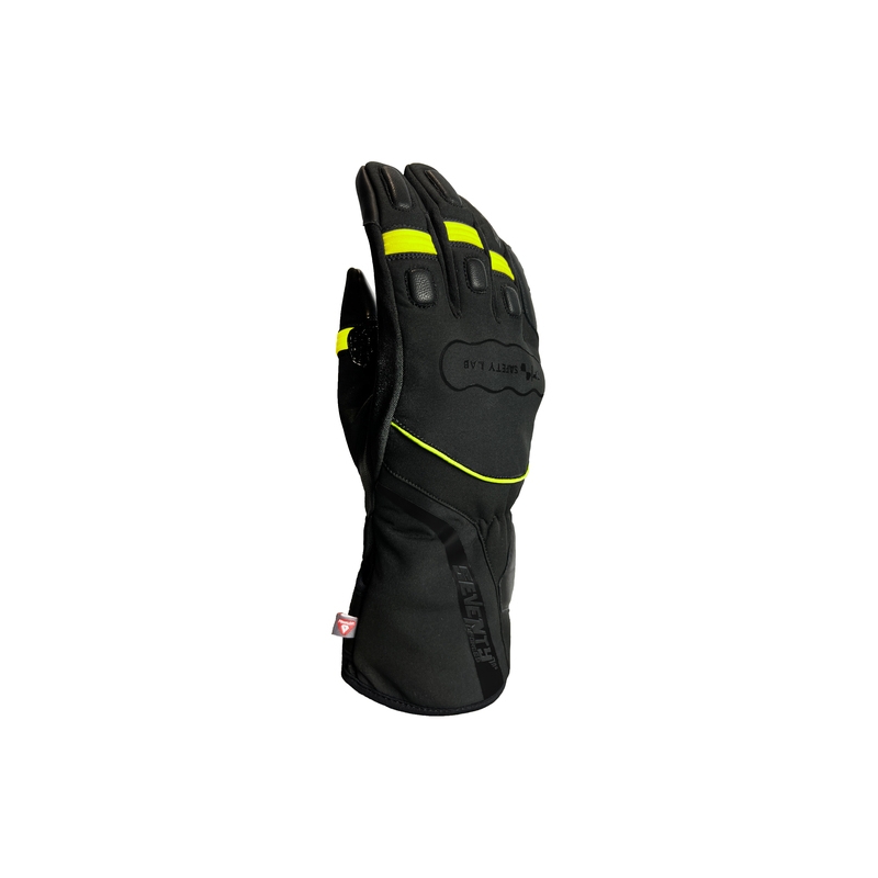 Motoristične rokavice SEVENTY DEGREES SD-T7 black-fluo yellow
