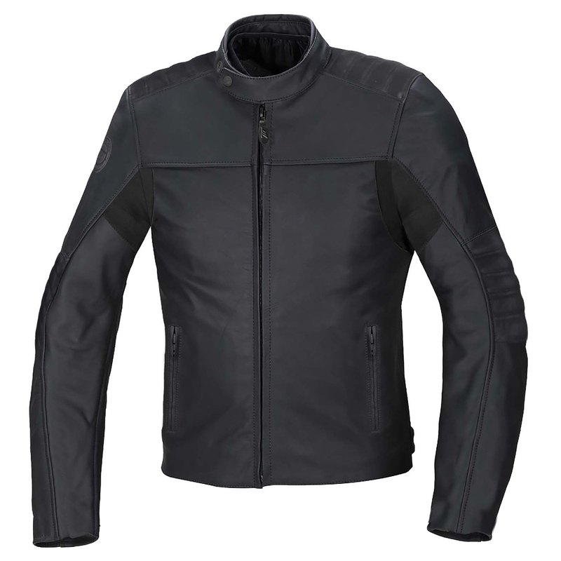 Usnjena motoristična jakna SEVENTY DEGREES SD-JL1 črna