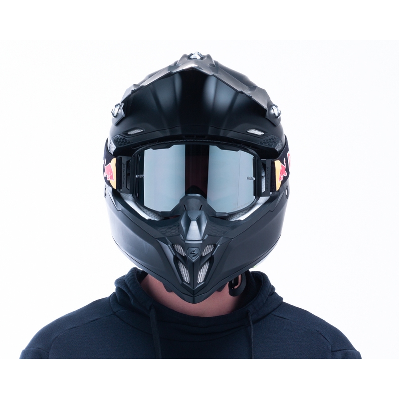 Motokros očala Red Bull Spect STRIVE S črna z dimljenim steklom