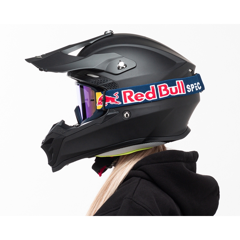 Motokros očala Red Bull Spect WHIP temno modra z modrimi lečami