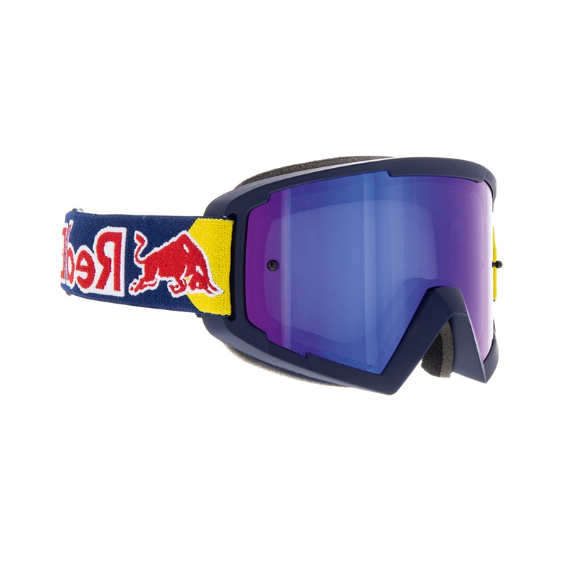 Motokros očala Red Bull Spect WHIP temno modra z modrimi lečami