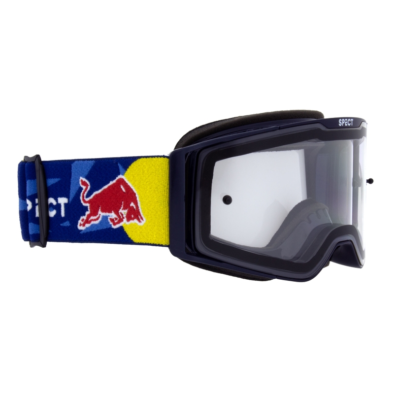 Motokros očala Red Bull Spect TORP modra s prozornimi lečami