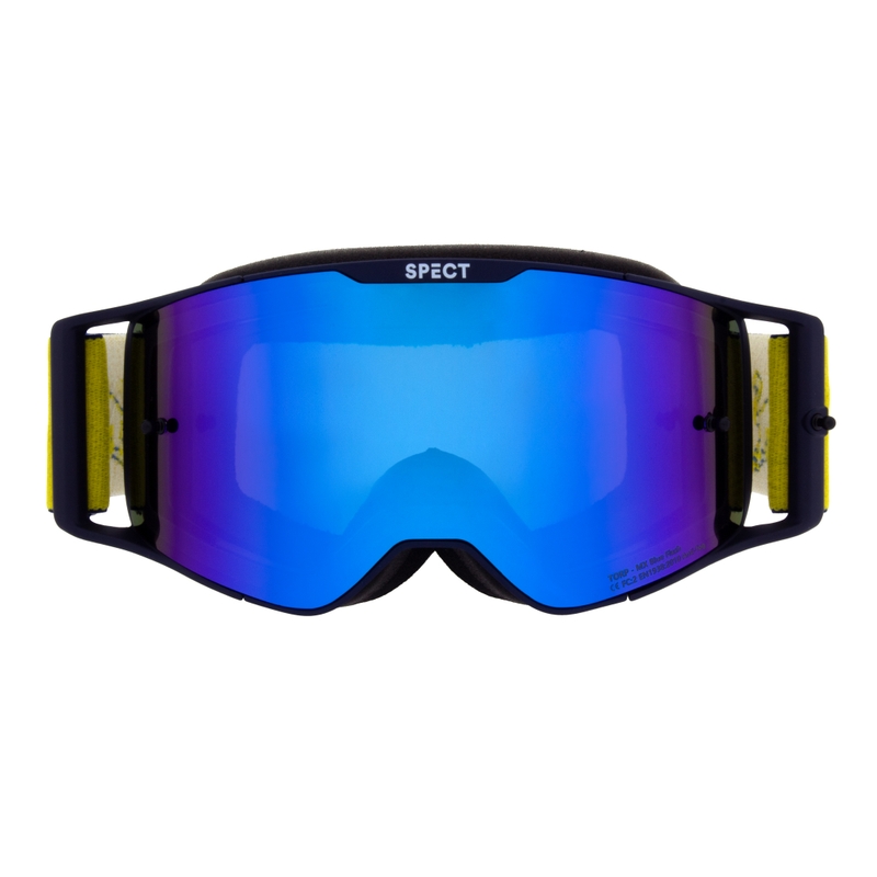 Motokros očala Red Bull Spect TORP modra z modrimi lečami