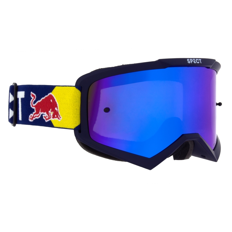 Motokros očala Red Bull Spect EVAN temno modra z modrimi lečami