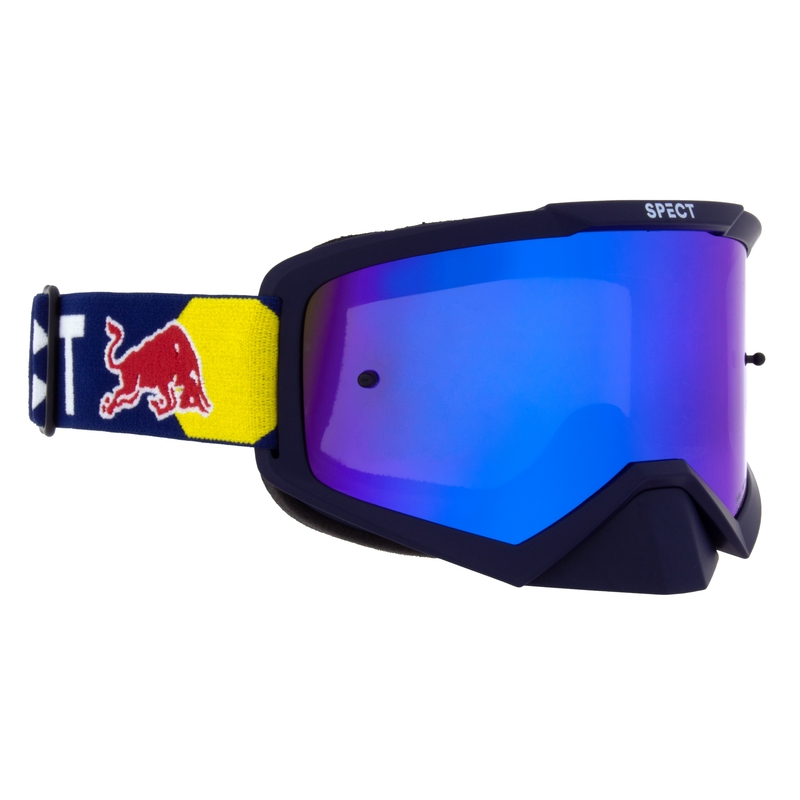 Motokros očala Red Bull Spect EVAN temno modra z modrimi lečami