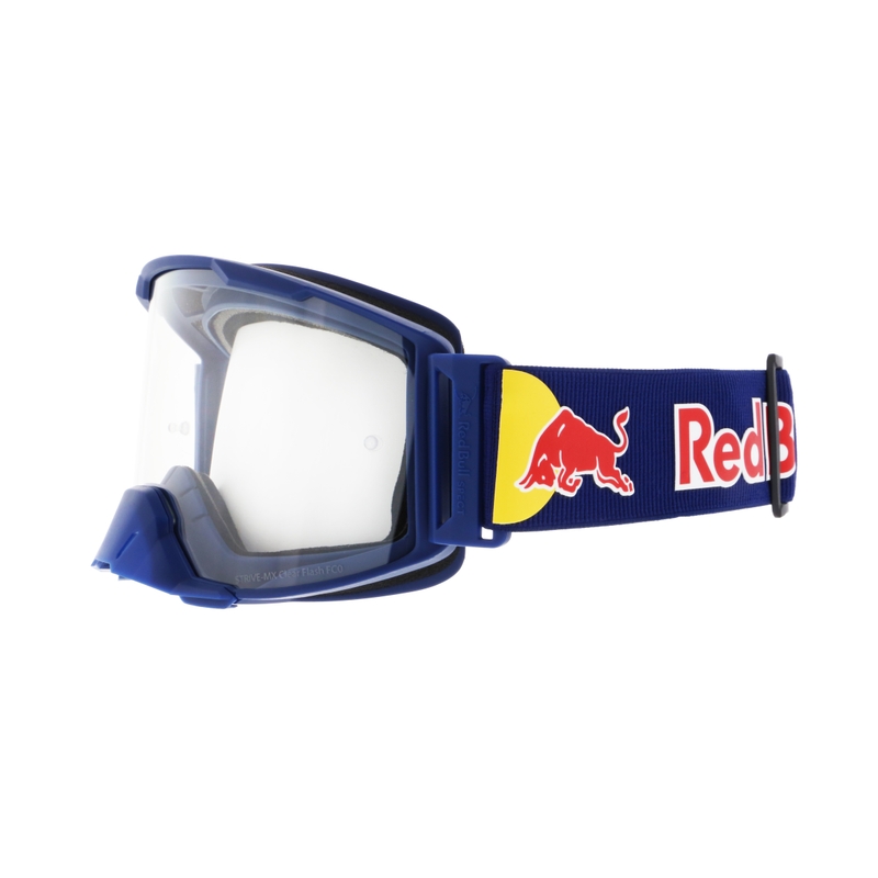 Motokros očala Red Bull Spect STRIVE S temno modra s prozornimi lečami