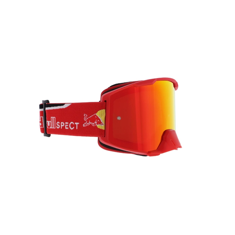 Motokros očala Red Bull Spect STRIVE S rdeča z rdečimi lečami