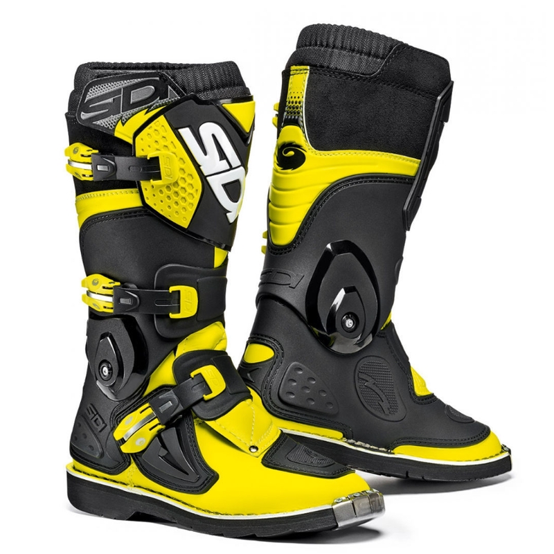 Otroški čevlji za motokros Sidi Flame fluo yellow-black