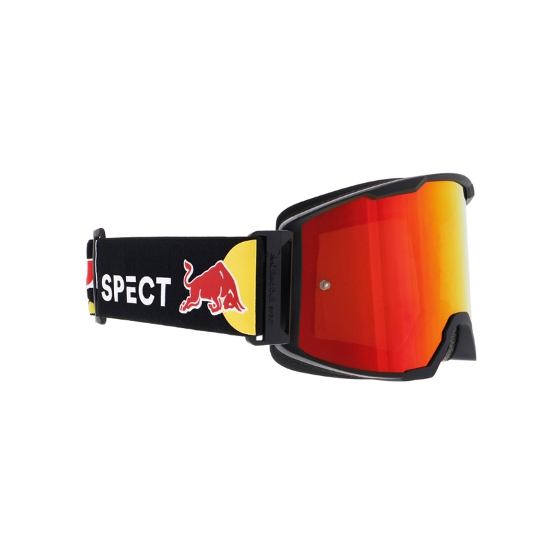 Motokros očala Red Bull Spect STRIVE S črna z oranžnimi lečami