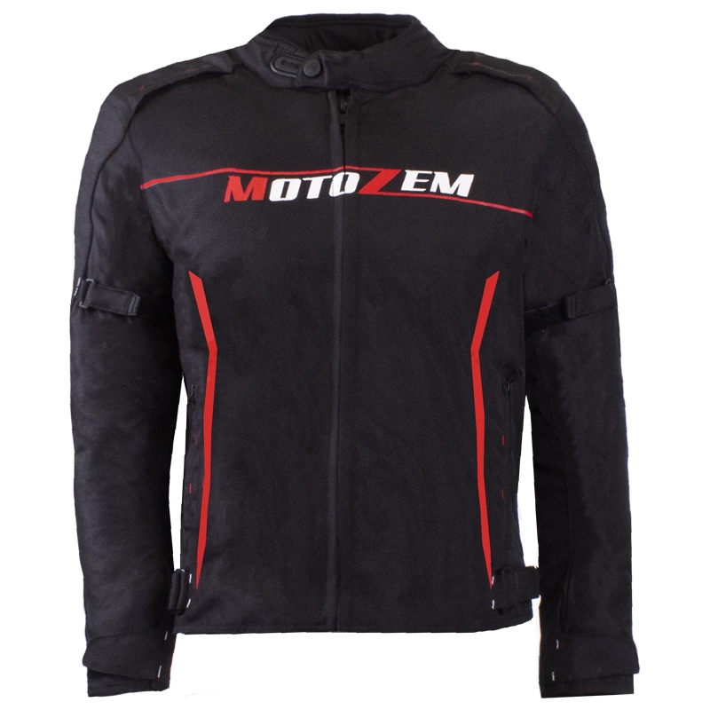 Motoristična jakna MotoZem Team 2 črna