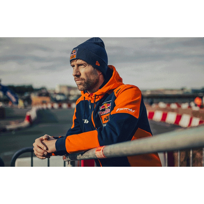 KTM Replica Team kapuca modro-oranžna