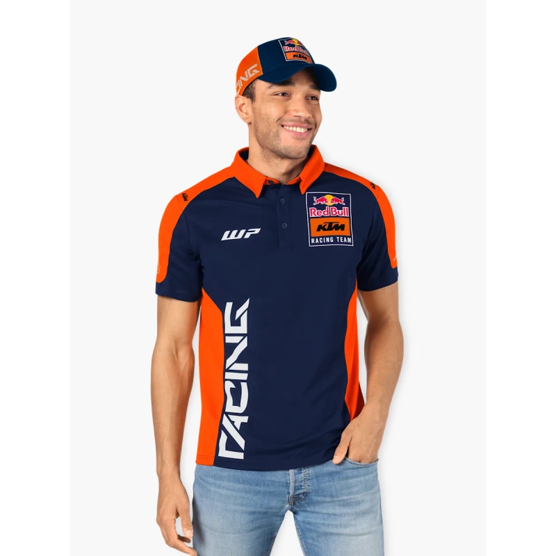 Polo majica KTM Replica Team modro-oranžna razprodaja