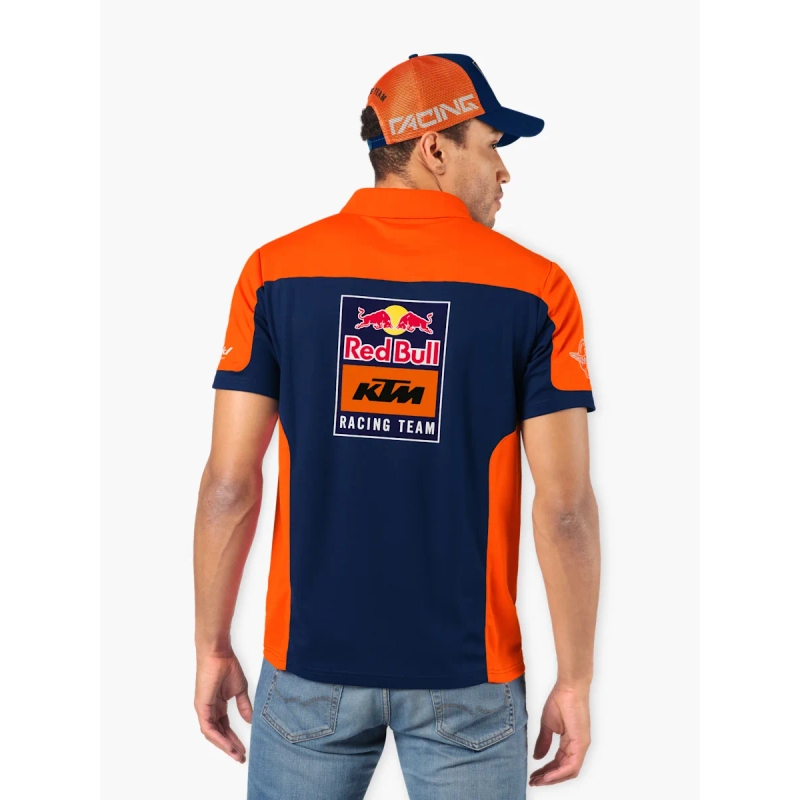 Polo majica KTM Replica Team modro-oranžna razprodaja