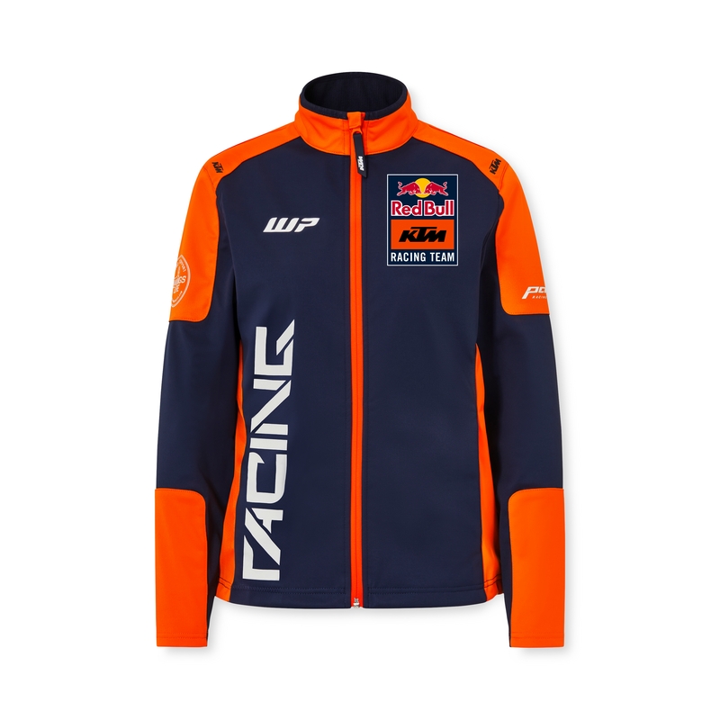 Ženska softshell jakna KTM Replica Team modro-oranžna