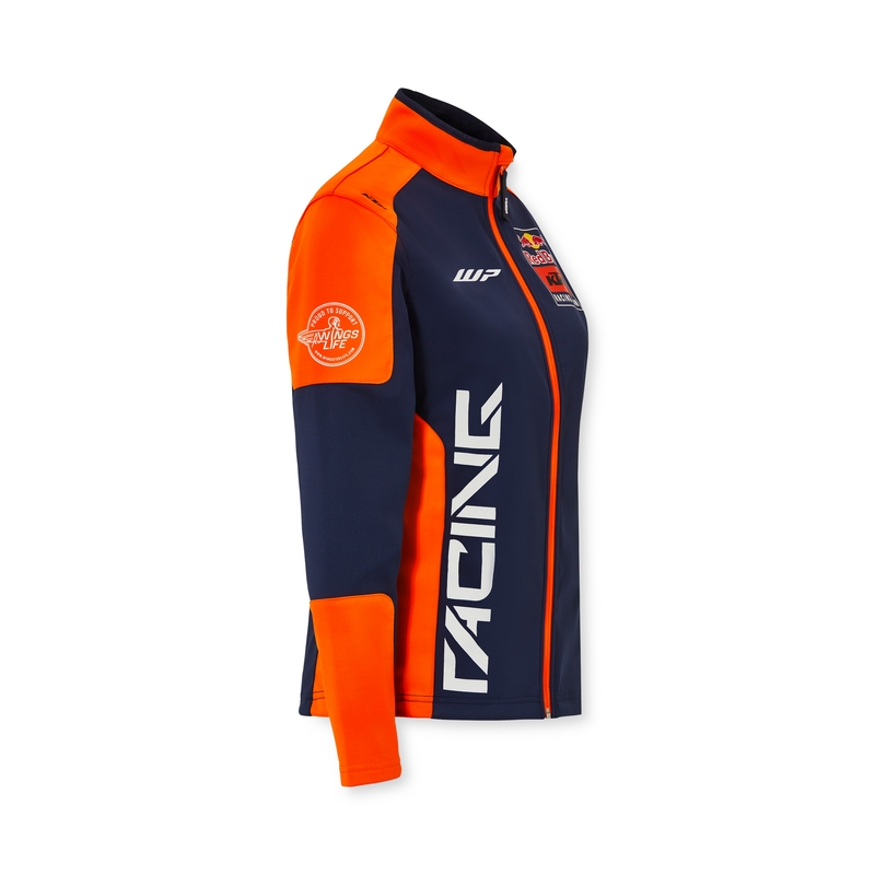 Ženska softshell jakna KTM Replica Team modro-oranžna